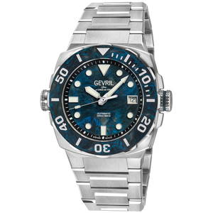 Fortuna Black/Blue Carbon Dial 316L Stainless Steel Bracelet Black Carbon Bezel 42mm BLACK/BLUE Dial