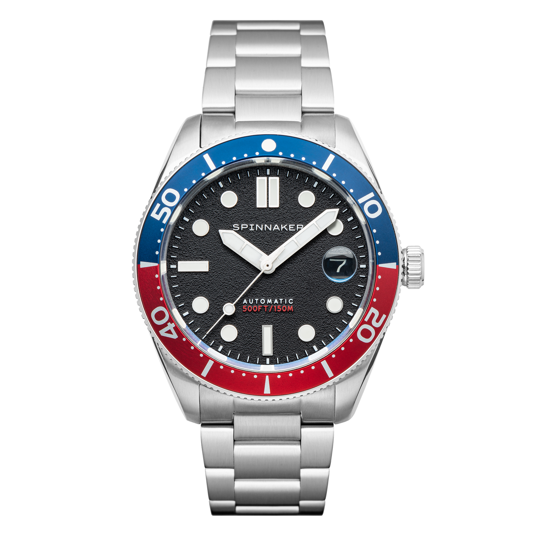 Croft Midsize Black / Stainless Steel | Black Dial