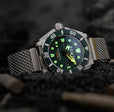 TORPEDO AUTOMATIC DIVER GREEN / STAINLESS STEEL Green Dial