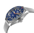 Hudson Yards Swiss Automatic SW200 - Date display Diver watch, Blue Ceramic bezel, Blue enamel dial with Old Radium Luminous | Blue Dial