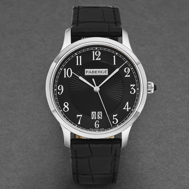 Agathon FAB-206 / Black | Black Dial