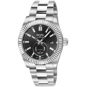 West Village Black Sunray Dial 316L Stainless Steel Bracelet Stainless Steel Fluted Bezel 40mm Black Dial