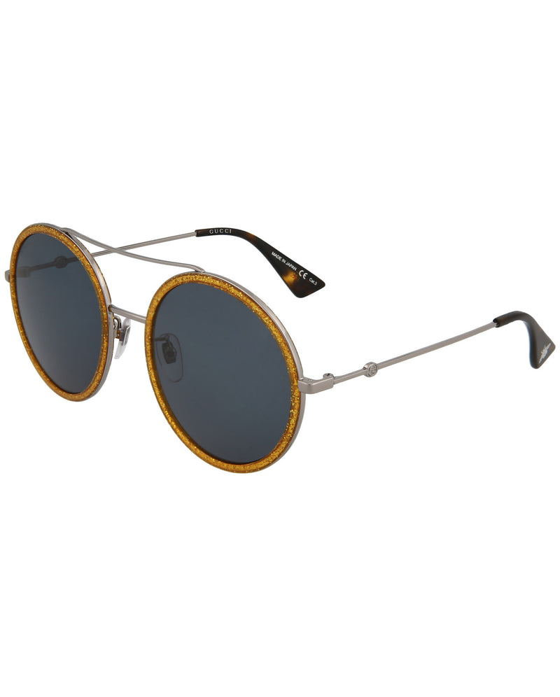 Fashion Ruthenium Frame, Blue Lens |  Dial