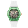 Ravello Automatic Green & White/ Silicone | Green Dial