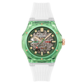 Ravello Automatic Green & White/ Silicone | Green Dial