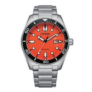 Classic 43mm / Orange / Silver | Orange Dial