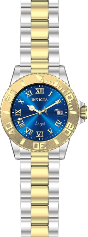 Angel Blue Dial / Two-Tone Gold / Silver Stainless Steel Bracelet Blue Dial