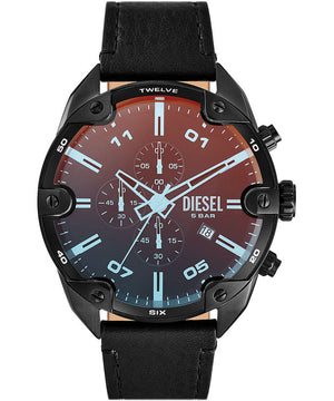 Spiked 49mm / Black / Black Black Dial