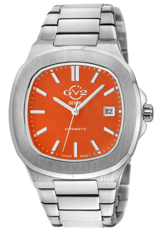 Potente Swiss made Automatic  Orange Stainless steel | Orange Dial