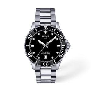 Seastar 1000 Black / Steel Black Dial