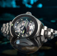 Piccard Skeleton Automatic Black/Stainless Steel | Black Dial