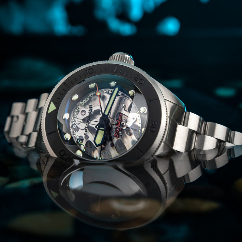 Piccard Skeleton Automatic Black/Stainless Steel | Black Dial