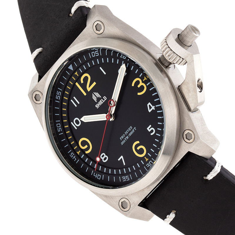 Pascal Black/Silver | Black Dial