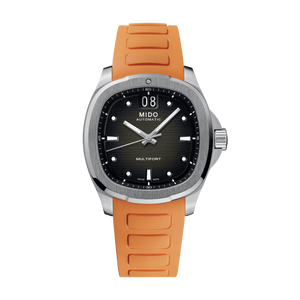 Multifort TV Big Date Black / Rubber | Black Dial