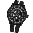 Aviator Black and white/Rubber/Black/Silver Dial/Black Case | Black Dial