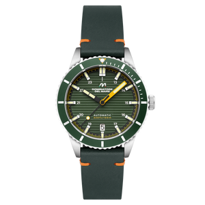 SCILLA AUTOMATIC GREEN / Leather | Green Dial