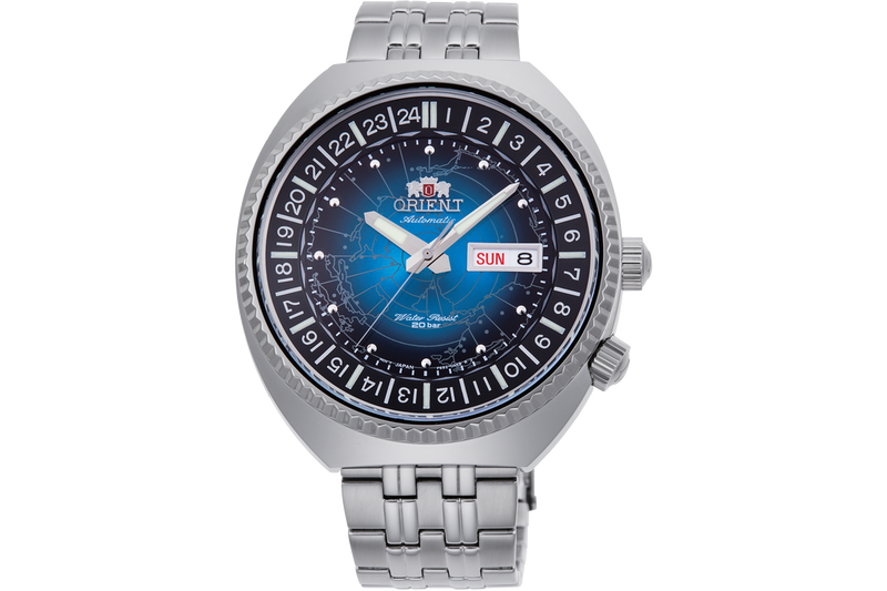 WORLD MAP Mechanical Revival ("World Map") | Blue Dial