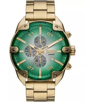 Spiked Green dial / Gold Stainless Steel Bracelet Green Dial