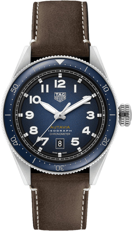Autavia Isograph Blue Dial / Leather | Blue Dial
