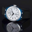 DF Carbon Fiber Automatic Sliver Dial, Blue Case | Sliver Dial, Blue Case Dial