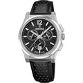 Rive Black / Leather Black Dial
