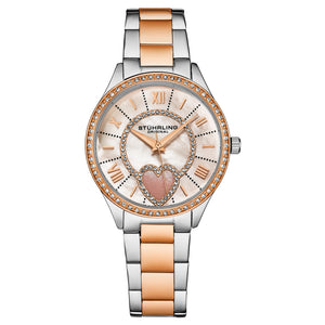 Saylor Mother of Pearl Quartz Classic Rose/Silver | White Dial