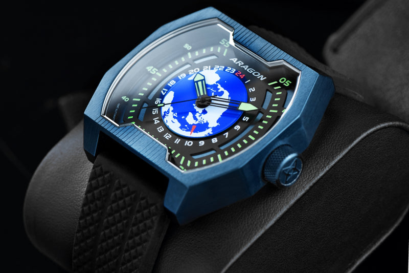 Concept S GMT NH34 Automatic Blue Dial | Blue / Black Dial