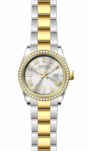 Elite Diamond Silver dial / Two-Tone Silver / Gold Stainless Steel Bracelet Silver Dial