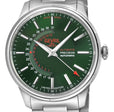 Guggenheim Sellita SW 220 Custom date wheel, SS case, Green dial, SS Bracelet | Green Dial