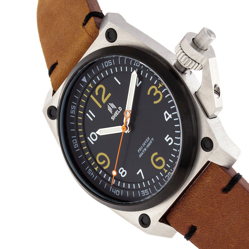 Pascal Light Brown/Black | Black Dial