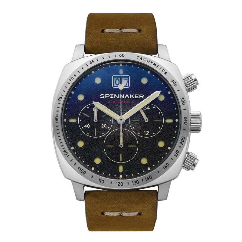 Hull Chronograph Black / Leather | Black Dial