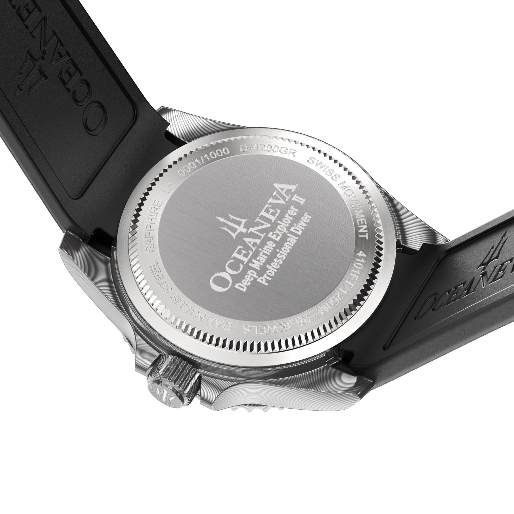 Deep Marine Explorer II Damascus – Green Dial