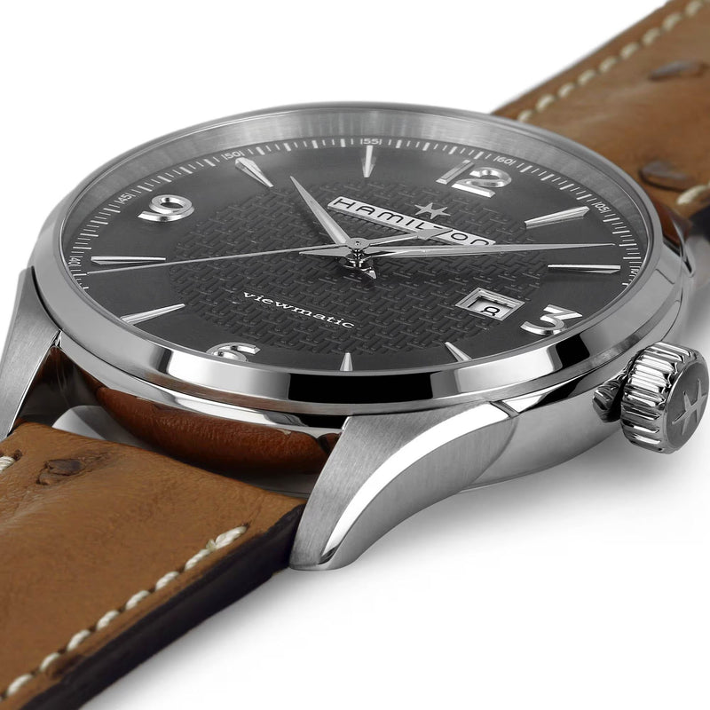 Jazzmaster Brown/SS | Grey Dial