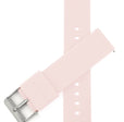 SIL.100 | Quick Release Slim Soft Rubber Silicone Watch Band - 22mm, Pink 22mm / Pink |  Dial