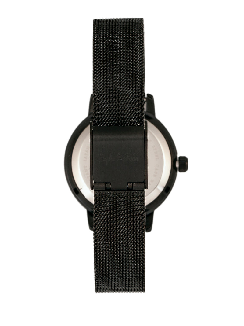 Cambridge w/ Swarovski Crystals Black | Silver Dial