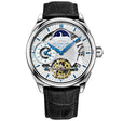 Legacy Automatic 943A Watch Black/Leather | Silver Dial
