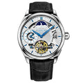 Legacy Automatic 943A Watch Black/Leather | Silver Dial