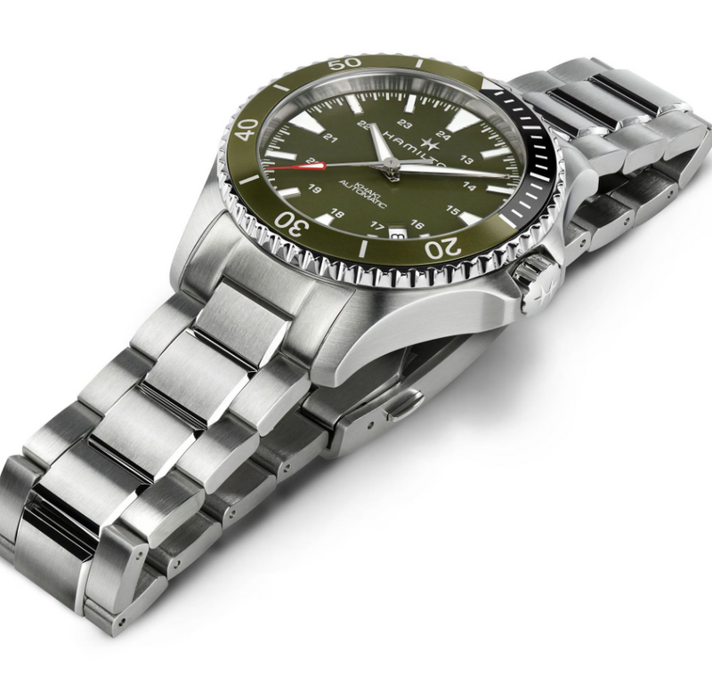 Khaki Navy Scuba Auto | Green Dial