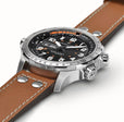 Khaki Aviation Black / Leather | Black Dial
