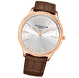 Symphony Brown/Leather/Silver Dial/Rose/Rose  Case | Silver Dial
