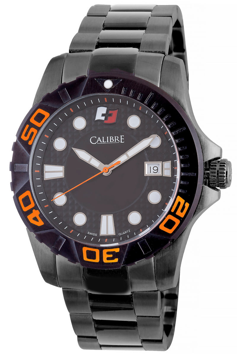 Akron Black-OP black steel | Black Dial