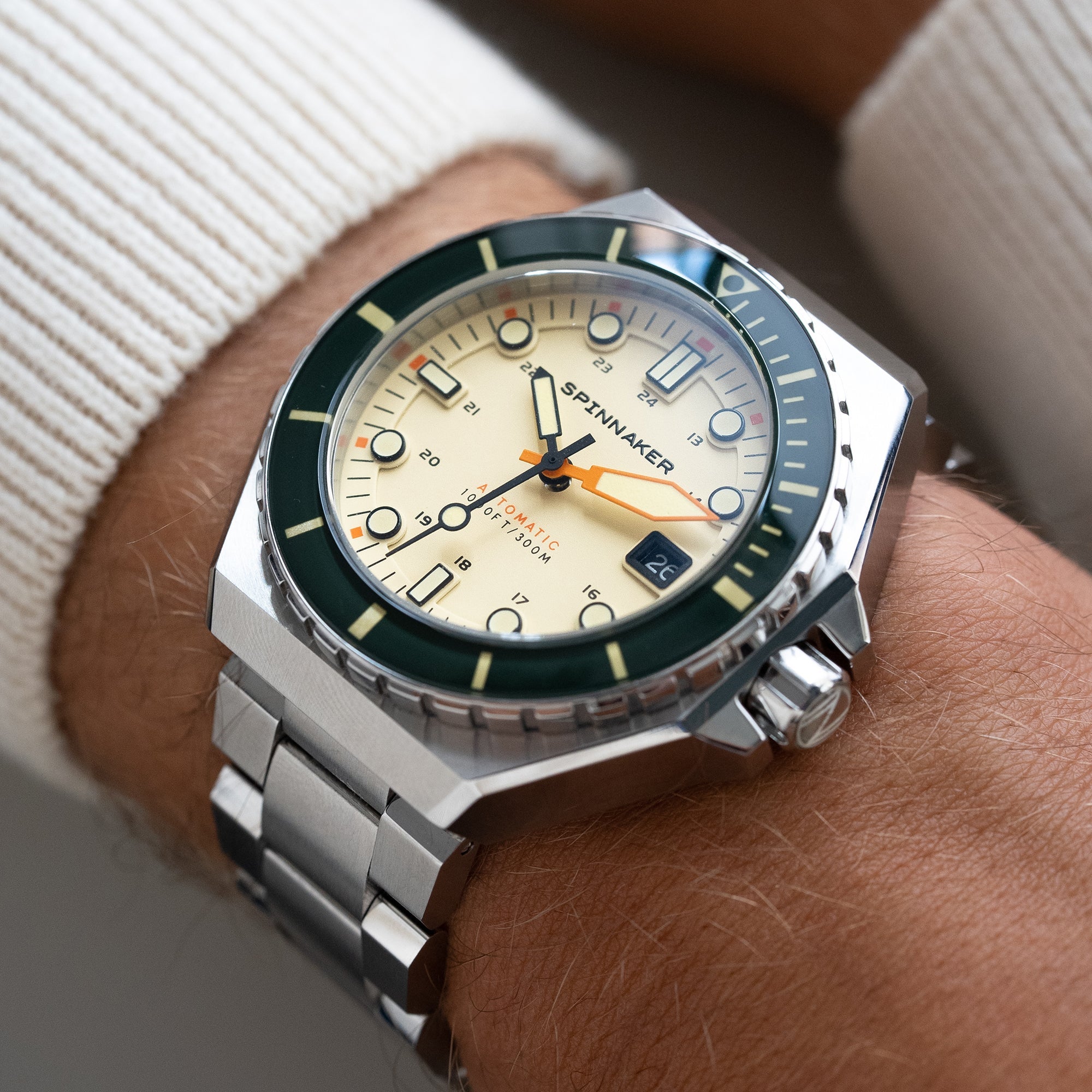 Dumas Cream / Stainless Steel | Cream Dial