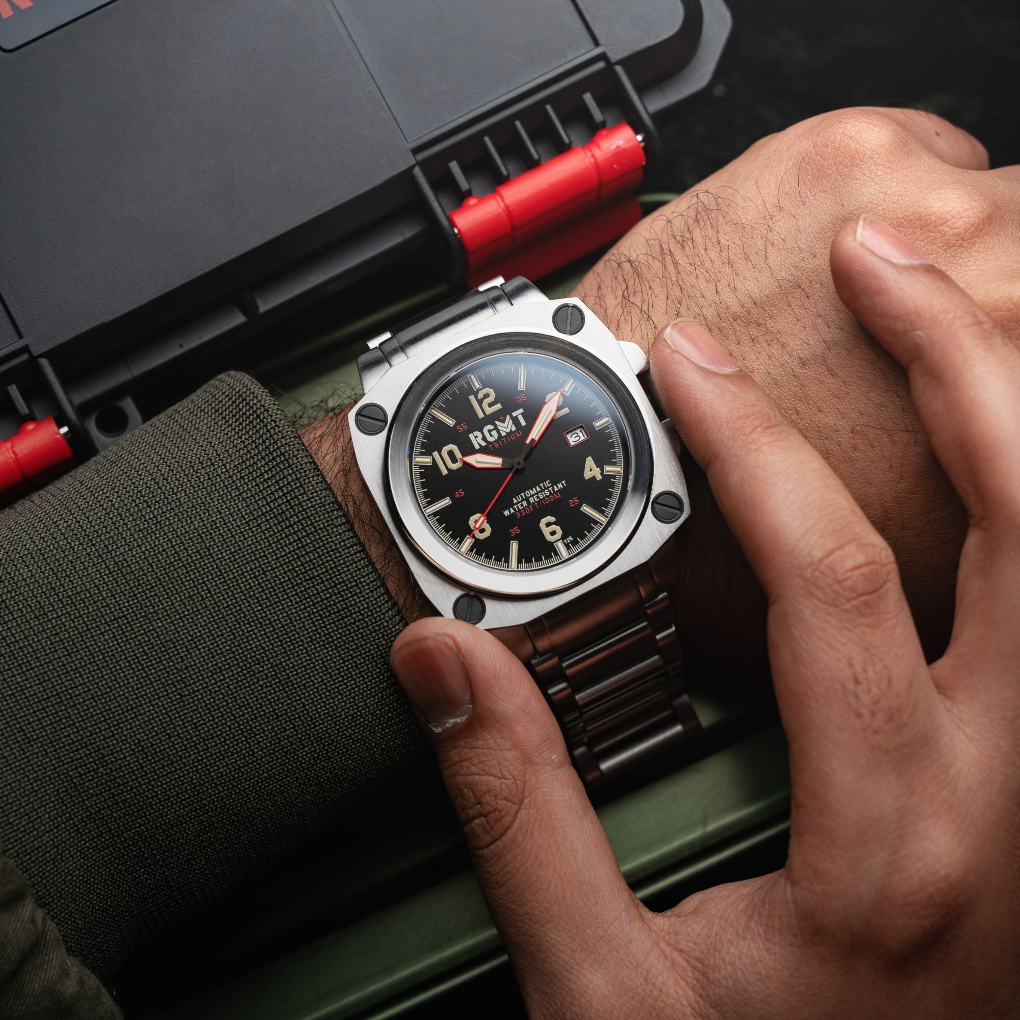 RGMT Altimeter Tritium Automatic Seiko - NH35 Movement Black Dial