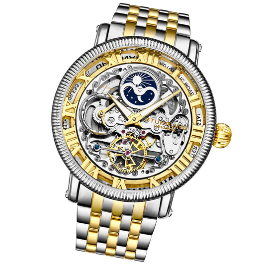 Legacy Silver/Gold/Stainless Steel | Gold Dial