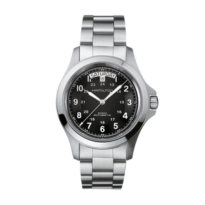 KHAKI FIELD Black / Stainless Steel Black Dial