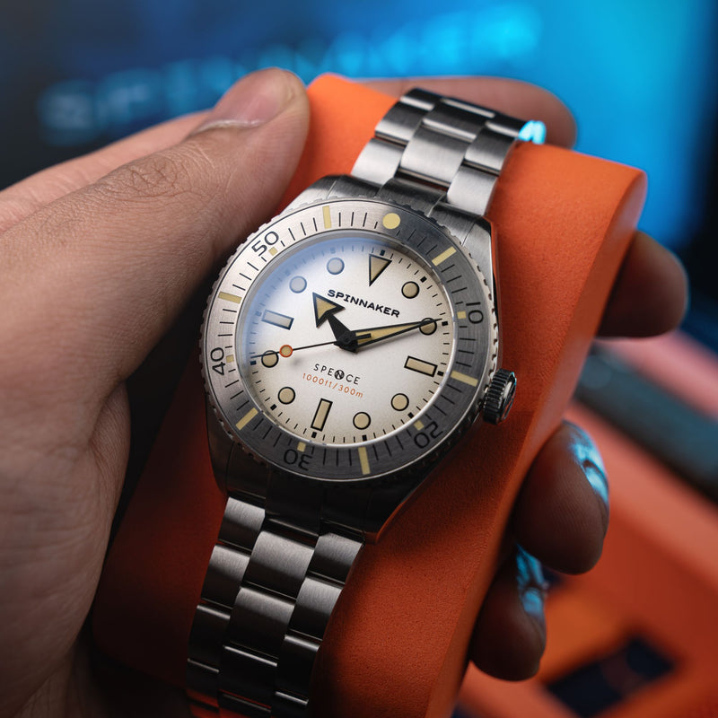 Spence 300 Automatic White/Stainless Steel | White Dial