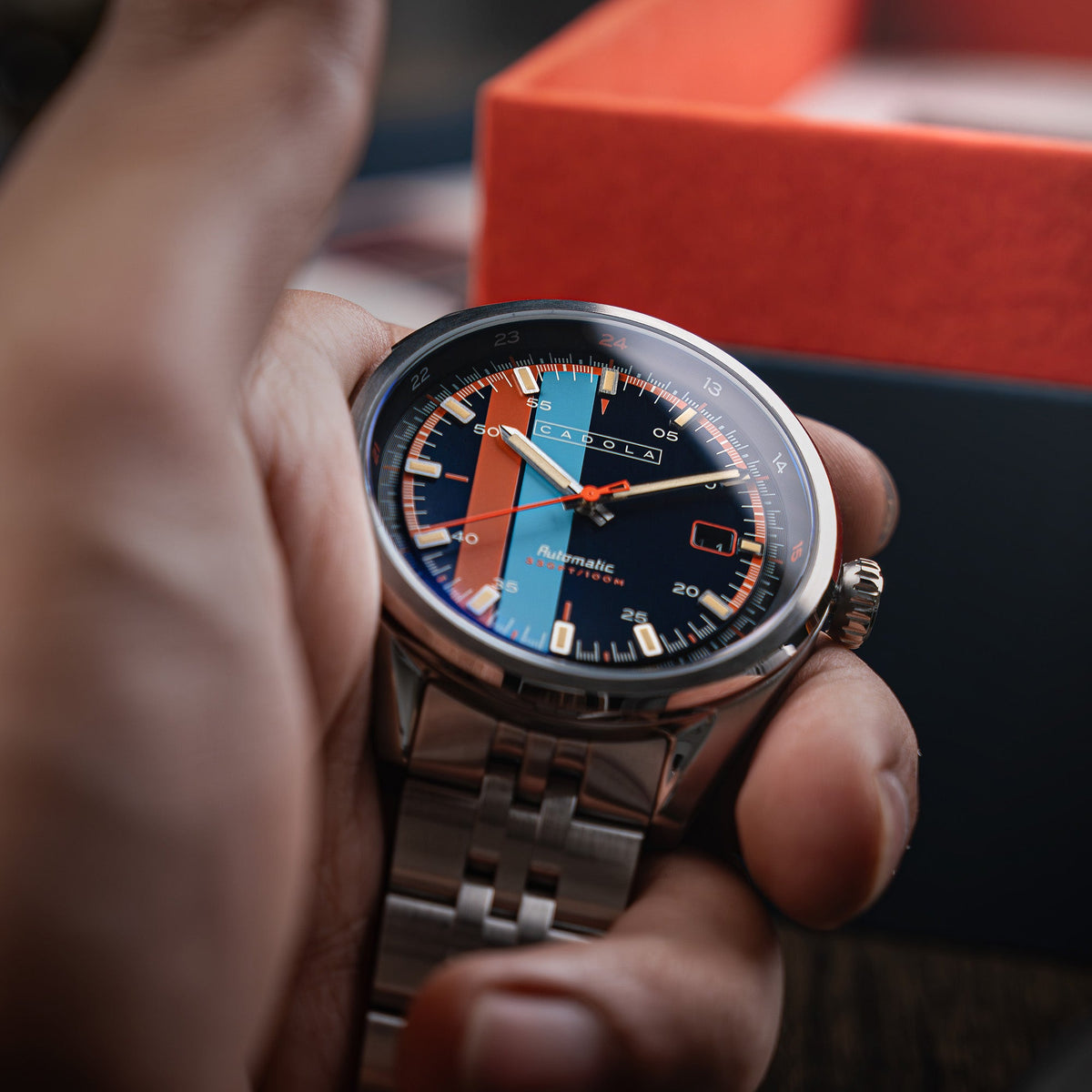 Pista Automatic Blue / Stainless Steel Blue Dial