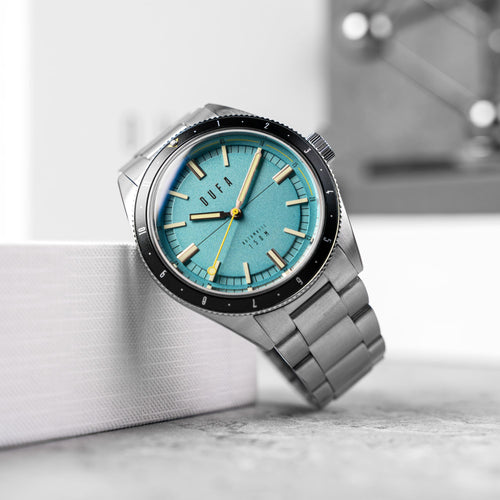 DUFA 腕時計 Dufa Dufa Freitaucher Automatic Miyota - 9039 Movement Blue Dial