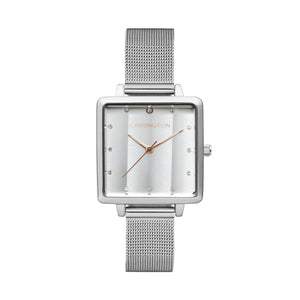 Eleanor Silver / Stainless Steel | White Dial