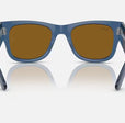 MEGA WAYFARER UNISEX Transparent Blu / Brown Bio-Based |  Dial